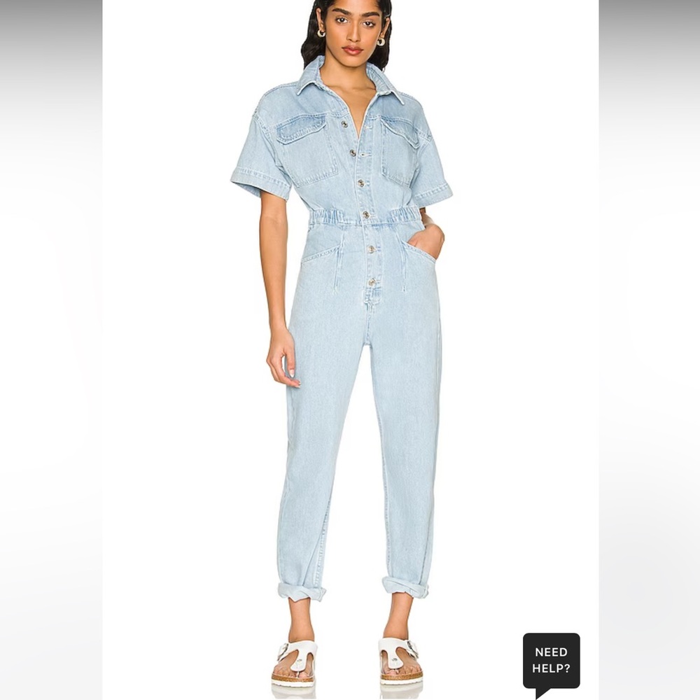 Free People Marci Jumpsuit in Clear Skies